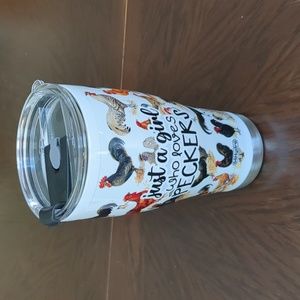 Chicken theme insulated tumbler, 28oz
